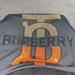 Burberry Black and Orange Women's Dress